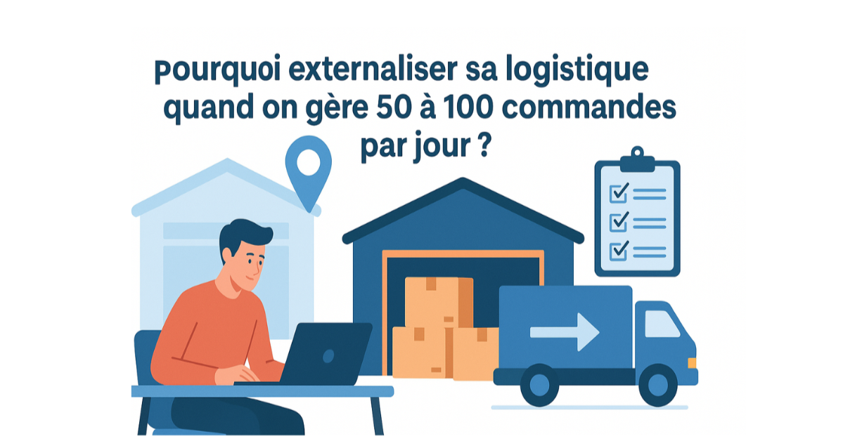 Externaliser Pourquoi externaliser sa logistique quand on gère 50 à 100 commandes ...